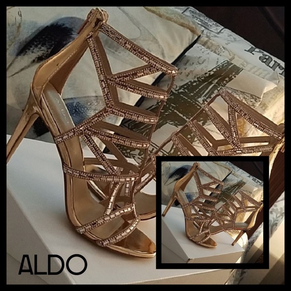 Aldo Shoes - 🛑PRICE DROP🛑 Aldo Norta Metallic Heels
